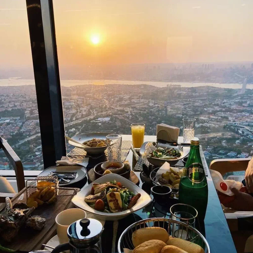 camlica tower dinner