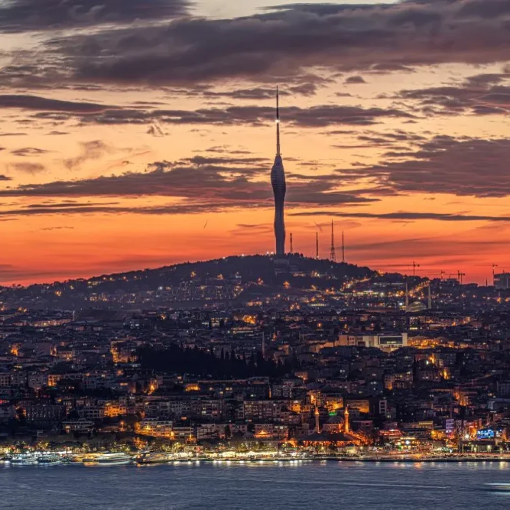 camlica tower panoramic view